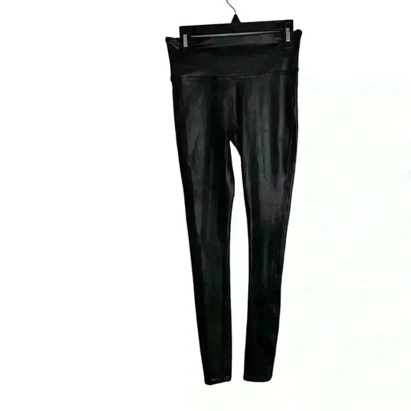 SPANX Faux Leather Leggings Black Size XS - Picture 2 of 10